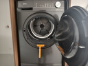 美的（Midea）洗烘套装 10KG滚筒洗衣机全自动+变频热泵烘干机家用烘衣服 1.1洗净比 MG100V36T+VH36T 国家补贴 实拍图