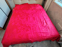水星家纺结婚床上四件套龙凤大提花红色婚庆床单被套新婚礼物婚房1.8m床 实拍图