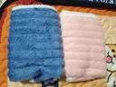 洁丽雅同款 挂式擦手巾卫生间 毛巾洗脸巾吸水不掉毛30*30 多条装 灰色+蓝色+白色 3条 实拍图