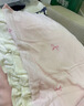 无印良品牛奶绒床上四件套冬季加厚保暖床单被套床笠家用宿舍可裸睡套件4 清心-爱心蓝【加厚牛奶绒面料】 1.8m 床单款 四件套-被套200*230cm 实拍图