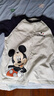 迪士尼宝宝童装儿童长袖T恤圆领上衣女孩时尚插肩纯棉男童秋装打底衫 迪闪星奇K藏青 140 实拍图