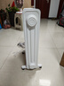 美的（Midea）【白玉】取暖器/电暖器/电暖气家用/烤火炉/13片节能速热/电热油汀/油酊/加热器/烘衣加湿HYX22N 实拍图