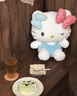 Hello Kitty三丽鸥毛绒玩具公仔布娃娃抱枕生日礼物 12寸坐姿KT-蝴蝶结款浅蓝 实拍图