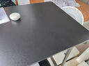 舒客艺家电脑桌台式书桌家用卧室学习桌学生学习桌小户型工作台转角书桌 曜石黑+黑架【80*50】 实拍图