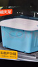 禧天龙家用收纳箱加厚衣物储物箱塑料箱大容量玩具整理箱 80L蓝色1个装 实拍图