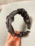 东义严选发箍女高级感外出头饰高颅顶头箍学生洗脸发卡高级感缎面头饰 实拍图