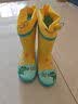 柠檬宝宝儿童雨鞋高筒女童男孩防水防滑橡胶雨靴学生水鞋 蓝色机器人 28 实拍图