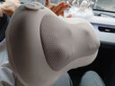 奥克斯（AUX）颈椎按摩器按摩枕腰部按摩仪按摩枕头颈部肩颈背多功能车载按摩靠垫实用送男女老师朋友高档礼物品 【充电米标准款】红光热敷+3档力度+车家两用 送爸爸妈妈父母亲七夕情人教师节长辈高档实用 实拍图