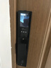 英典K16智能门锁指纹锁3D人脸识别智能锁电子锁家用防盗入户门密码锁 3D人脸+高清猫眼（包安装） 实拍图