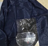 雨航（YUHANG）骑行雨衣雨披单人一体式连体电动电瓶车遮风挡雨批 藏青 实拍图