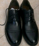 百丽通勤商务皮鞋男秋季真皮德比鞋通勤正装鞋3UX01CM5 黑色-3UX01 41 (255mm) 实拍图