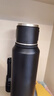 慕馨（moosen）保温杯男大容量水杯316不锈钢茶水分离泡茶杯子带滤网壶定制刻字 黑1000ML杯套杯刷+茶水分离 实拍图