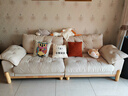 冬熊北欧原木风云朵可拆洗沙发直排小户型猫抓布艺木云沙发客厅实木 【可拆洗】实木沙发/四人位2.8米 【豪华版】猫抓布（紫罗兰+高回弹+无粉竹炭海绵） 实拍图