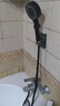 四季沐歌（MICOE）黑色增压淋浴花洒喷头套装 浴室淋浴头花洒手持花洒三件套HS125 实拍图