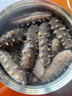 君旺海鲜 半干辽刺参大连盐渍海参拉缸盐长海县生鲜水产干货非即食家庭装 30头左右/500g 实拍图
