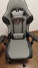 南皇电竞椅游戏椅子电脑椅人体工学椅可躺久坐舒服力学椅宿舍休闲办公 5代按摩款-纳帕魅影灰-4级气杆-6D扶手乳胶坐垫 155-180度(含) 可旋转可升降扶手 -尼龙脚 实拍图