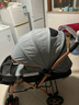 豪威婴儿推车可坐可躺新生儿四轮减震婴儿车双向宝宝bb小孩手推车童车 亚麻灰 至尊版（可坐可躺可水洗 实拍图