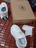 泰兰尼斯春季儿童运动鞋男女童旋钮小白鞋中大童缓震跑步鞋 白色 28码 实拍图