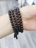 玉海云瑶小叶紫檀手串女士108颗满金星鸡血红正品高密度高级感文玩满星6mm 实拍图