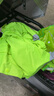 乐优佰易 分体雨衣安全反光雨裤套装 交通环卫路政成人 荧光绿全套带帽檐 L  实拍图