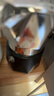 比乐蒂（Bialetti）【官方正品】摩卡壶 双阀高压手冲咖啡壶意式浓缩手动咖啡机送礼 2杯份+s2.0电陶炉(银河灰) 100ml 实拍图