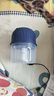 绞肉机小型打蒜器家用绞蒜切蒜器多功能辅食料理机电动蒜泥神器蒜蓉机自动切菜机压蒜器 蓝色-升级大电机 0.26L （塑料杯） 实拍图