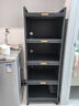 摩基厨房置物架落地置物柜收纳用具餐边橱柜微波炉多功能储物碗柜子 五层长50宽42高144【高级灰】 实拍图