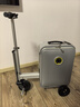 Airwheel爱尔威电动行李箱可骑行拉杆箱可坐可代步铝框箱包20英寸登机箱 实拍图