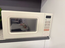 美的（Midea）小滋味系列微波炉变频家用奶油风百搭复古转盘式一级能效微波炉以旧换新20L中秋礼盒（M2H2） 实拍图