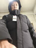 啄木鸟中老年人羽绒服男加厚款连帽老人短款外套爸爸装冬天衣服爷爷袄子 黑色【加厚升级】 4XL (可穿155-170斤) 实拍图