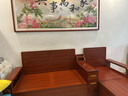 辰娅 实木沙发 胡桃木实木沙发组合现代中式冬夏两用大小户型储物家具 三人位+贵妃榻+茶水柜 实拍图