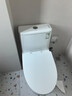 九牧（JOMOO）马桶 家用虹吸式马桶大冲力节水坐便器 防臭瞬冲 易洁抗菌马桶 行业爆款-双旋暴风冲11370-305坑 实拍图