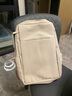晴熙电脑包双肩包男15.6笔记本包背包女男书包大学生适用拯救者Y7000P 米白色4层【加绒气囊仓】SBS拉链 14-15.6-16.1英寸 实拍图