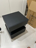 意式极简悬浮床头柜北欧风床边柜简约现代卧室床头储物收纳柜边几 实木款黑色水曲柳（ENF级环保） 限时送智能人体感 整装（无需安装开箱即用） 45x40x50cm 实拍图