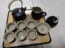 京东京造 茶具整套 功夫茶具陶瓷套装茶壶茶杯茶盘【黑陶提梁壶】 12件套  实拍图