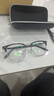 鲸逐痞帅斯文半框近视眼镜理工男学生防蓝光黑武士大框平光镜可配度数 亮黑银 定制1.67镜片【度数联系客服】 实拍图