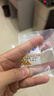金小貅转运珠黄金串珠配件999足金金珠硬金古法配珠光面隔珠圆形散珠 1g,4mm光珠-10颗 实拍图