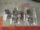 316/201/304不锈钢六角螺母垫片弹垫套装8级螺丝母螺帽平垫三组合 M4【50套】304不锈钢 实拍图