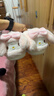 Hello Kitty女童棉鞋冬儿童室内家居鞋小孩保暖亲子棉拖鞋 美乐蒂粉 30-31码 实拍图