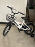 奥仕龙 儿童自行车3-4-5-6-7-8岁小孩单车宝宝脚踏单车男女孩小学生童车 【升级款白】旗舰版+加宽闪光轮 14寸 适合90-110cm 实拍图