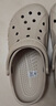 卡骆驰（CROCS）洞洞鞋贝雅男鞋女鞋轻便耐磨一脚蹬拖鞋休闲鞋|10126 卵石色-2V3 44 (280mm) 实拍图