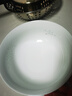 富玉景德镇陶瓷碗中式高档餐具纯素玲珑盘子家用菜盘散件送礼礼物 玉牡丹 5寸饭碗2个装 实拍图