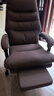 顾全老板椅可躺电脑椅办公椅午休真皮家用人体工学大班椅C533咖皮 实拍图