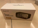 海威特（HAVIT）【20万好评】M3旗舰版无线蓝牙音箱闹钟镜面全屏迷你便携家用桌面低音炮钢炮无线插卡音响 白色 实拍图