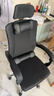 奥伦福特 电脑椅 办公椅子 靠背椅 可躺电竞椅家用人体工学网布椅转椅 黑色可躺 实拍图