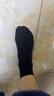 棉竹屋袜子男秋冬高筒商务绅士西装袜抗菌防臭袜子纯棉黑色男士长袜6双 实拍图