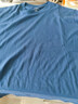 立蒙（LIMENG）男女装素色180g全棉短袖t恤圆领宽松体恤打底衫 藏青 L 实拍图