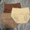 全棉时代女士内裤纯棉性感内裤女蕾丝三角裤 摩卡咖+可可淡奶+奶白 160 实拍图