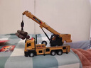 兰酷帕合金吊车玩具起重车工程惯性吊物机模型儿童3-6岁男女孩生日礼物 实拍图