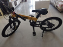 EROADE伊诺德儿童折叠自行车男女孩青少年初中小学生铝合金山地车中大童 全铝合金造-黄色 20寸6速【竞赛款】身高120-145cm 实拍图